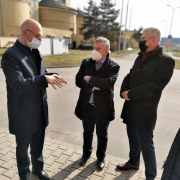 Minister Klimatu i Środowiska wizytował tyską oczyszczalnię ścieków i Wodny Park Tychy